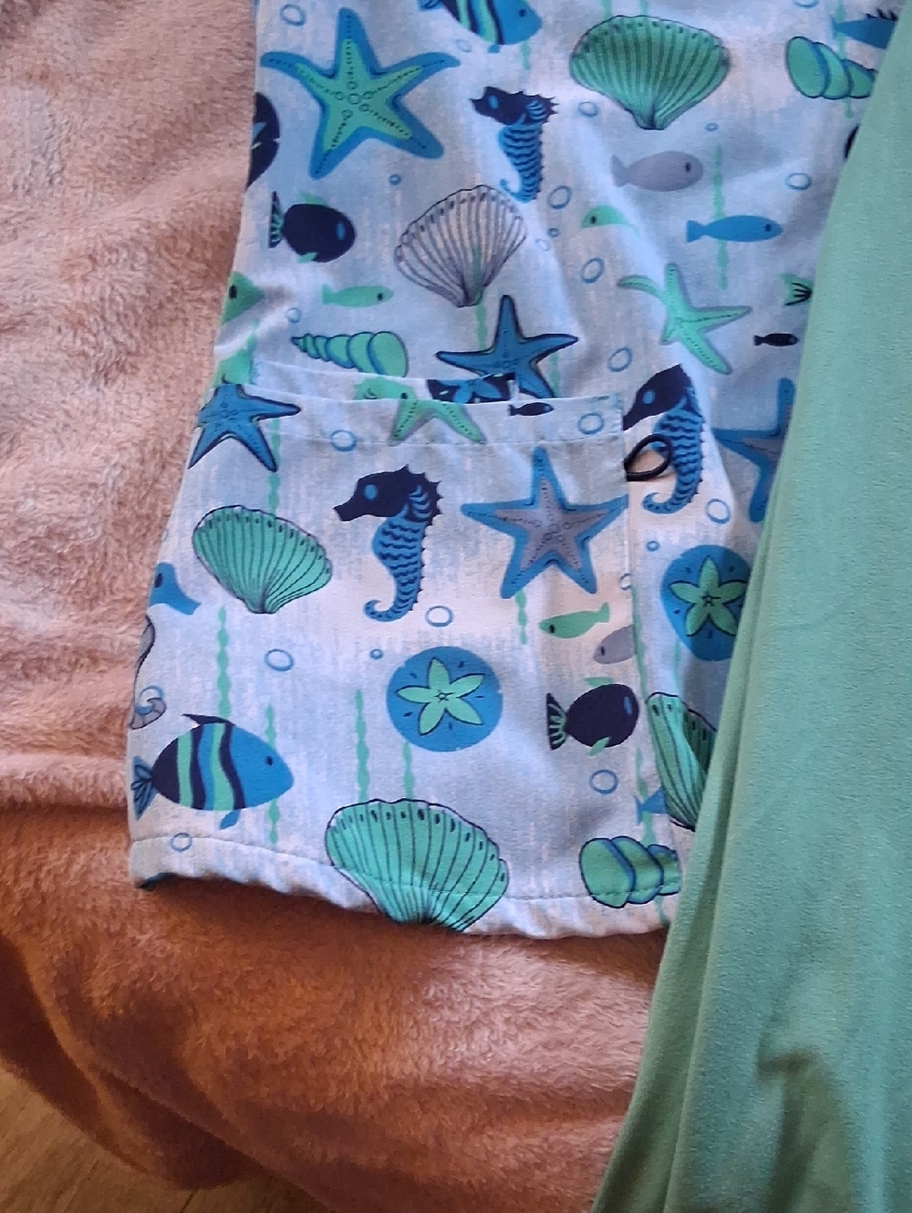 Serra Womens Scrub SetOcean Sea - Light Green/Blue - Picture 2 of 8